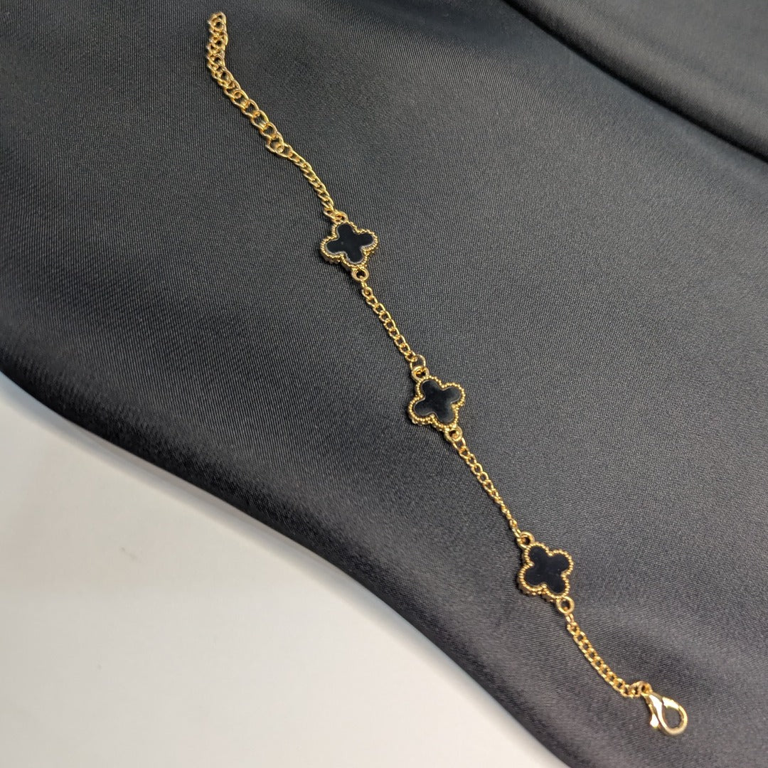 Black Clover Gold Bracelet