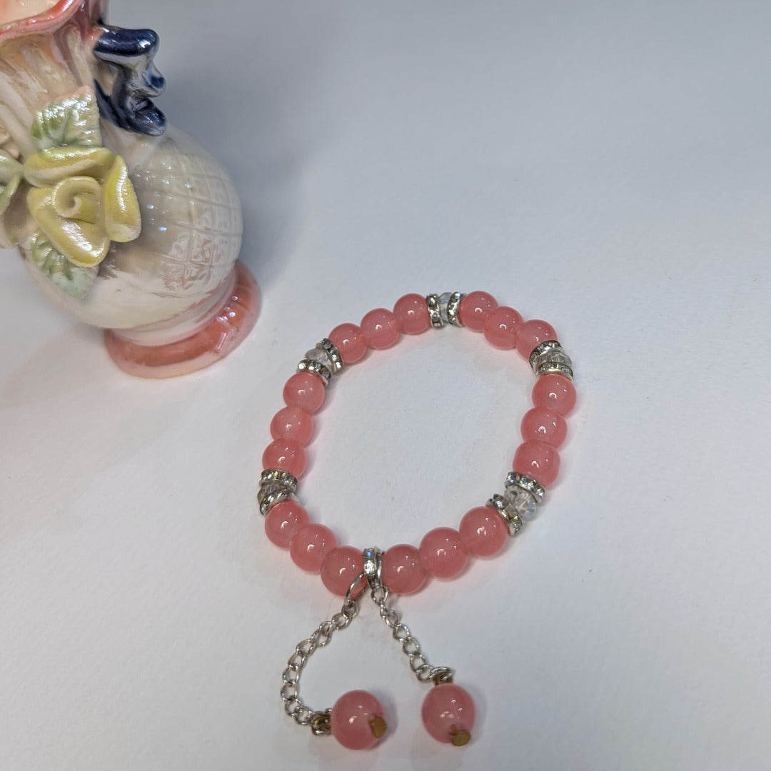 Sparkling Pink Crystal Bracelet